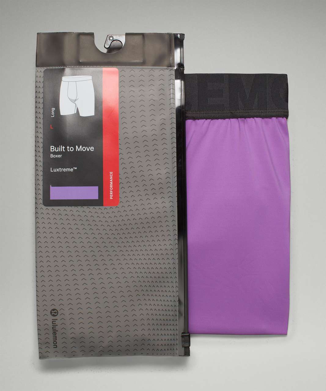 Lululemon Built to Move Long Boxer 7" - Purple Blossom Light