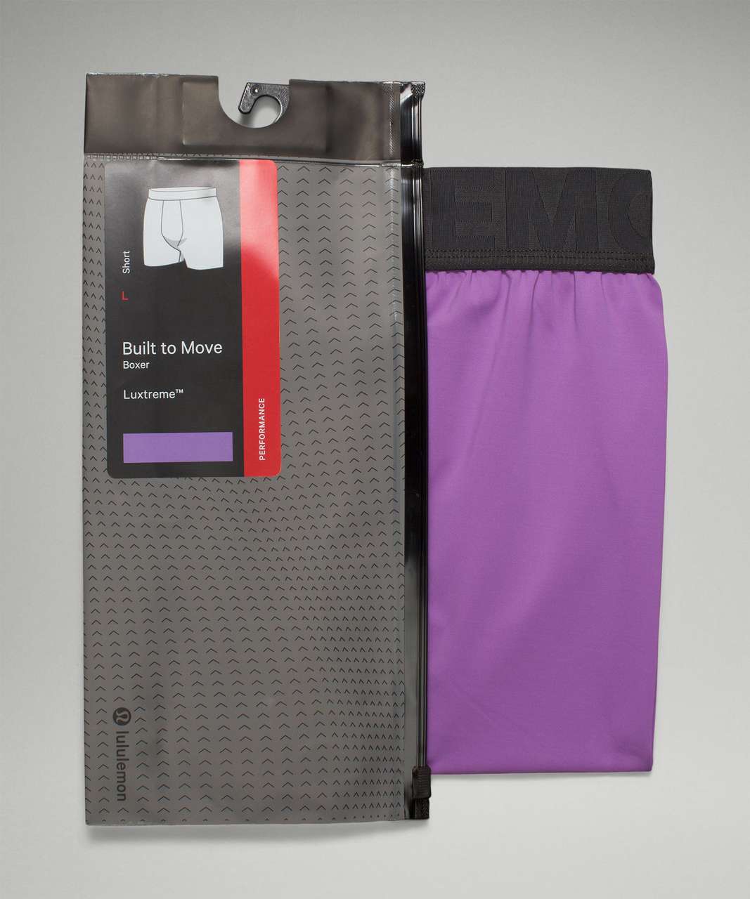 Lululemon Built to Move Boxer 5" - Purple Blossom Light