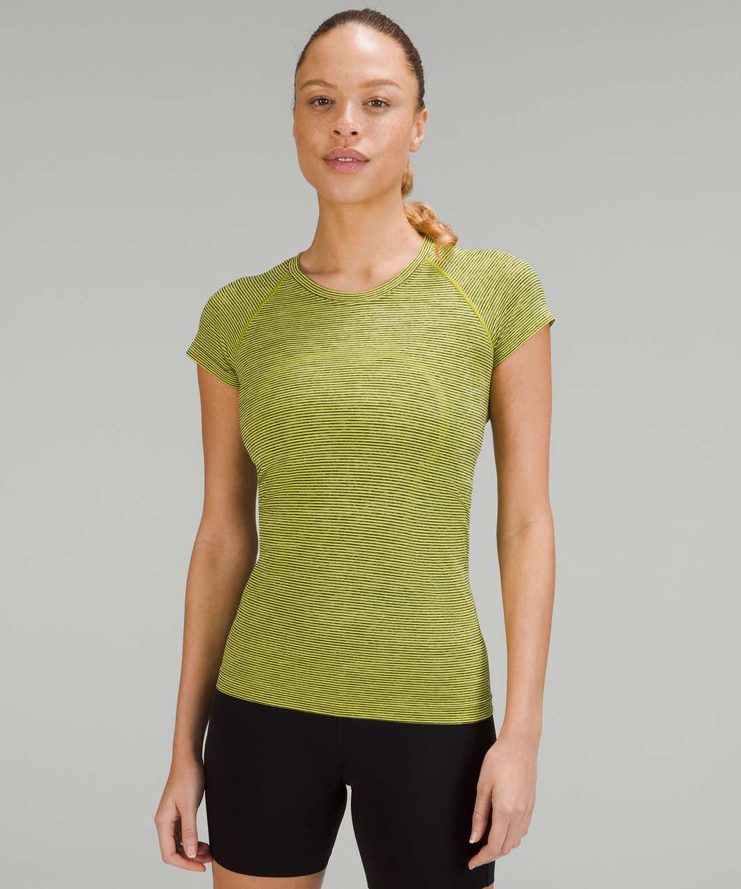 Lululemon Swiftly Tech Short Sleeve Shirt 2.0 - Wee Are From Space Sonic Yellow