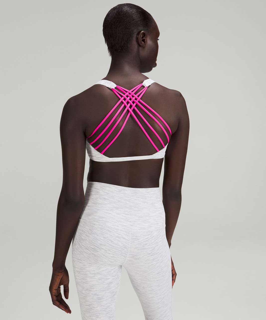 Lululemon Free to Be Bra - Wild *Light Support, A/B Cup - Speckle Trail  Black Multi / Highlight Yellow - lulu fanatics