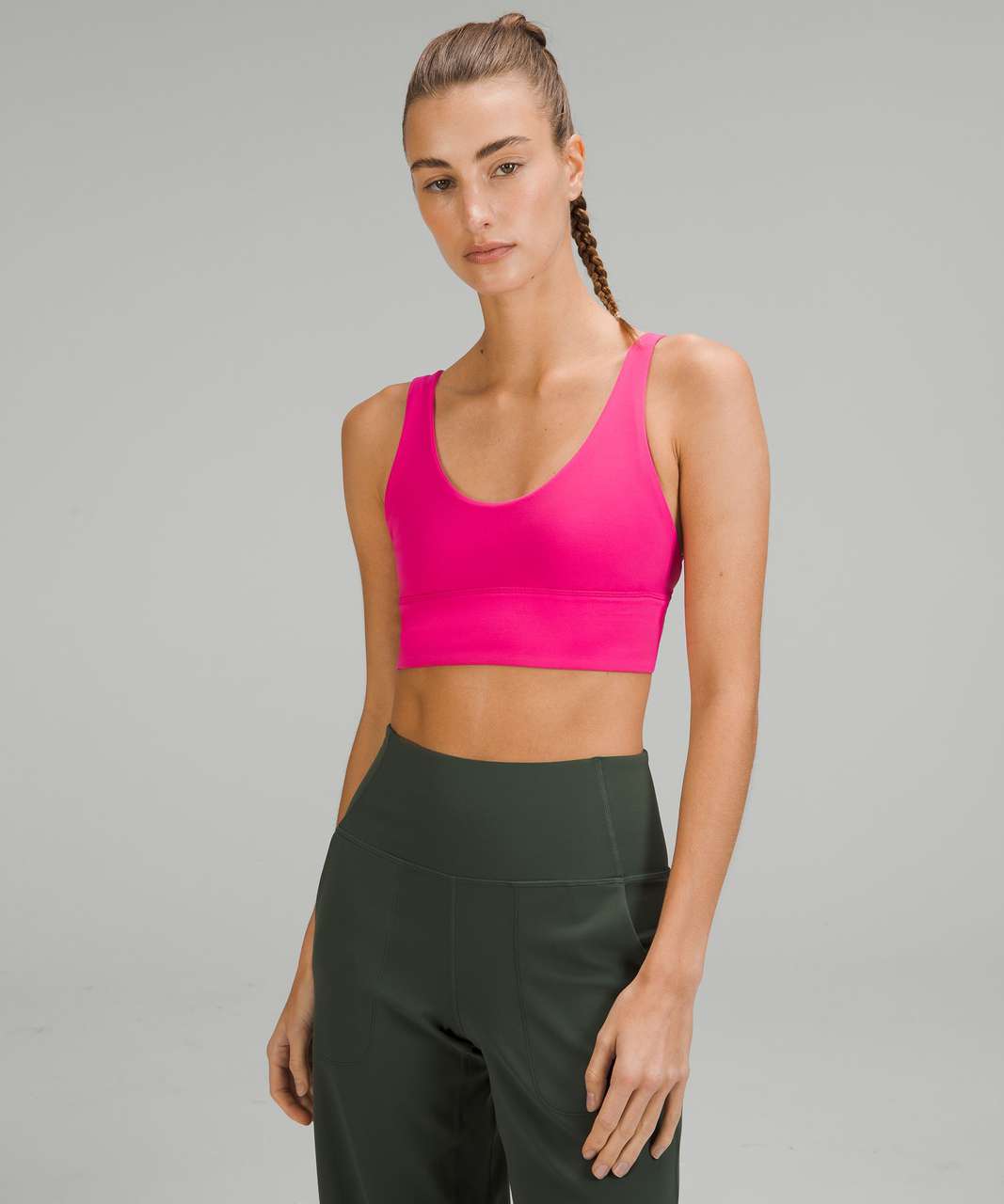 Lululemon Align Reversible Bra *Light Support, A/B Cup - Sonic Pink / Sonic  Pink - lulu fanatics