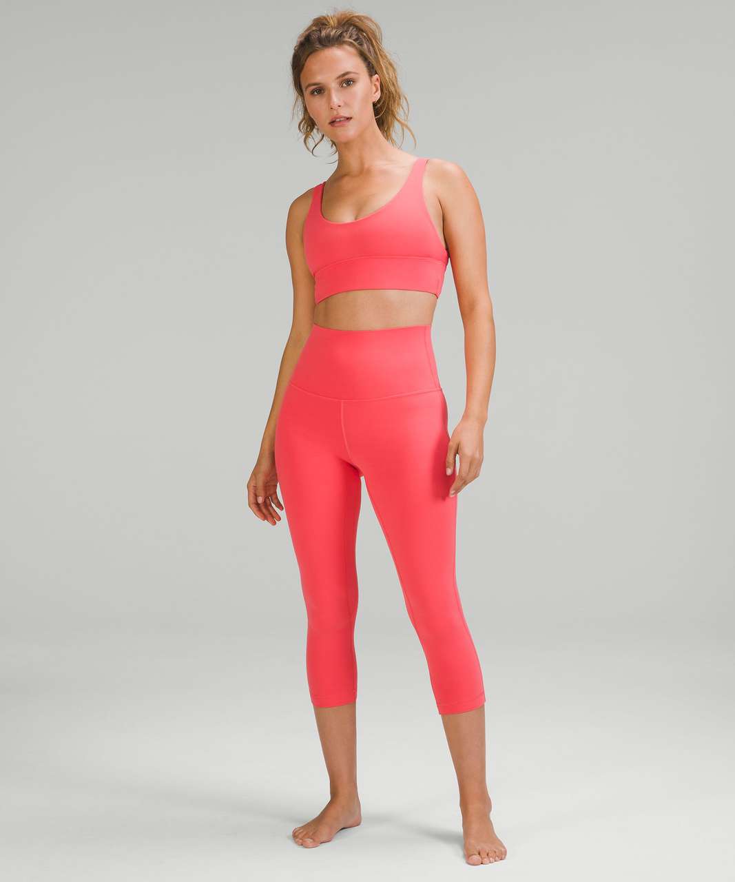 Lululemon Align Reversible Bra *Light Support, A/B Cup - Sonic Pink / Sonic  Pink - lulu fanatics