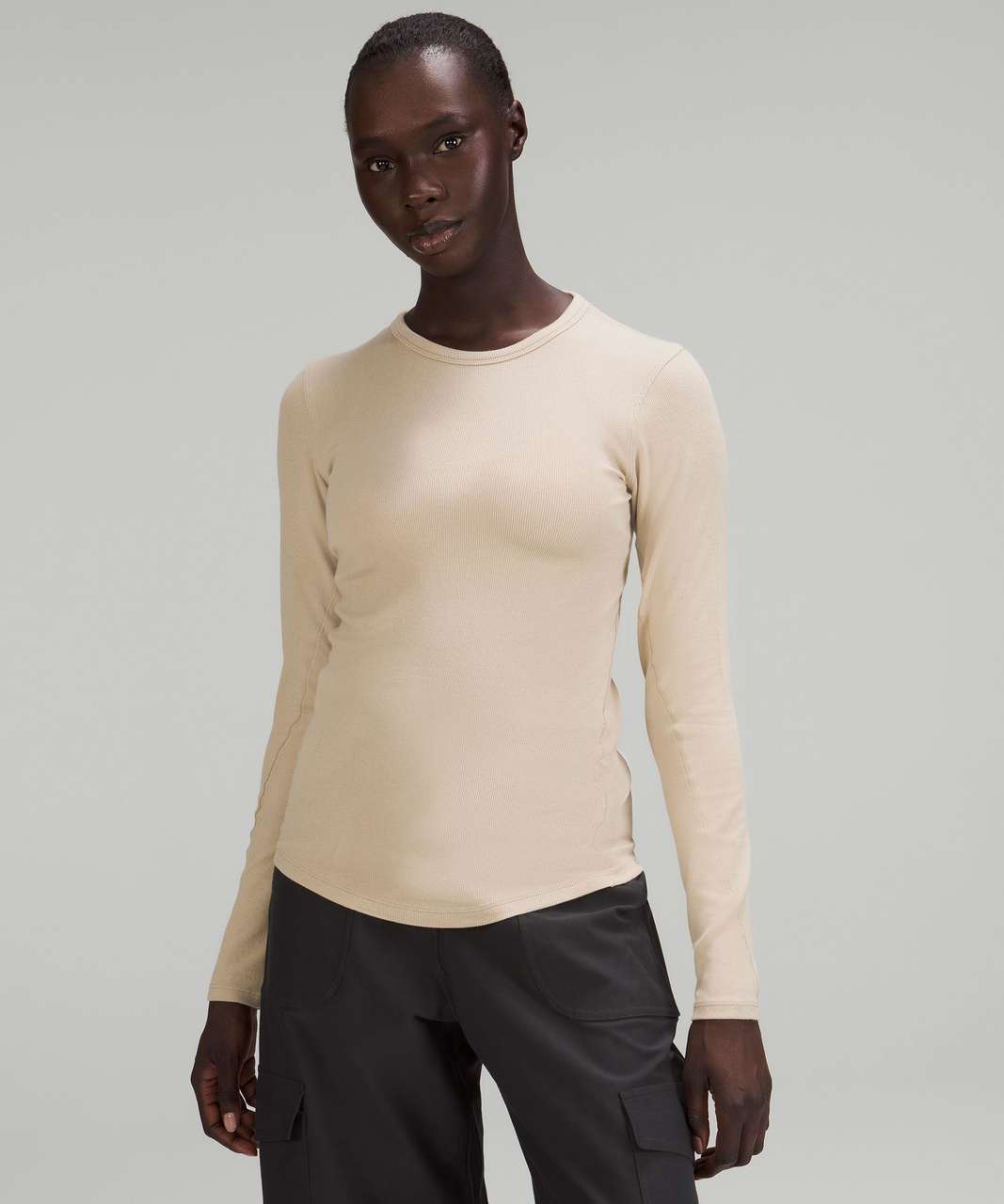 Lululemon Hold Tight Long Sleeve Shirt - Trench - lulu fanatics