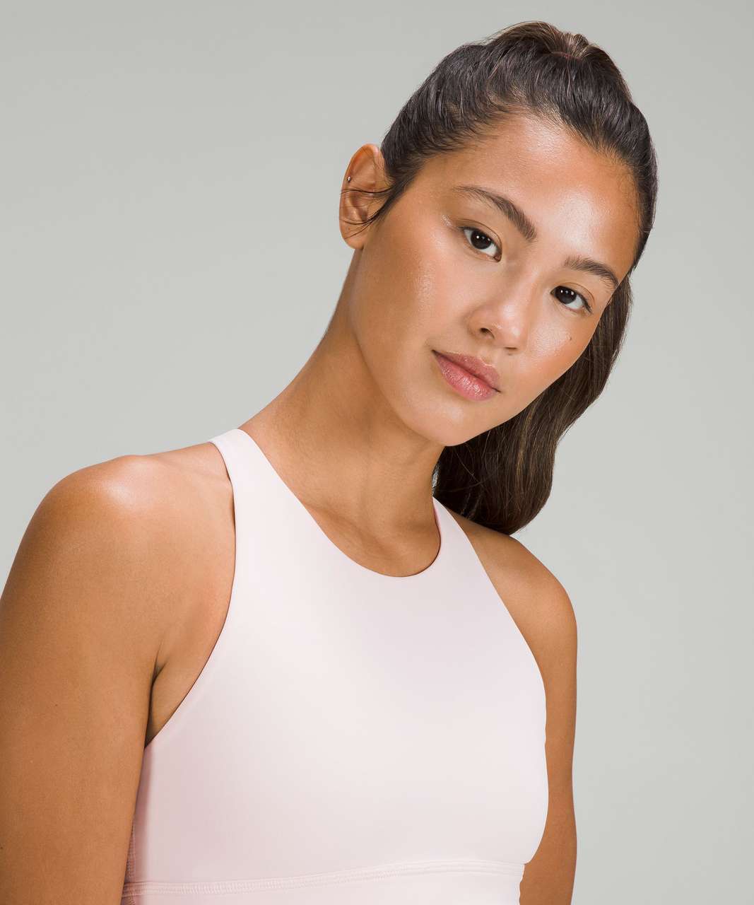 Lululemon Free to Be High-Neck Longline Bra Wild *Light Support, A/B Cup - Flush Pink