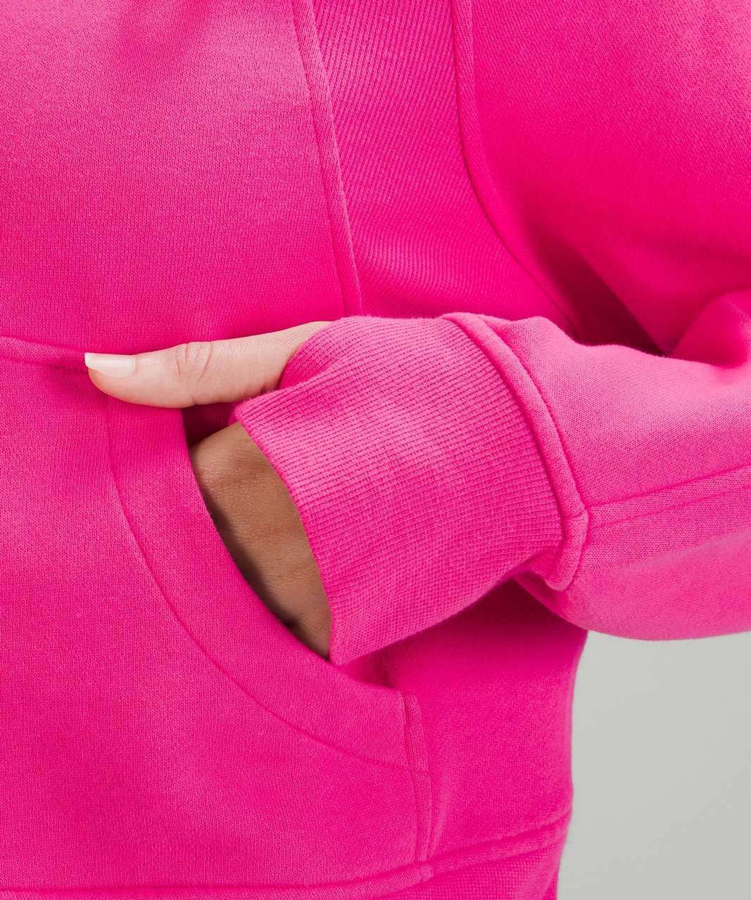 Lululemon Scuba Oversized Funnel Neck Half Zip - Sonic Pink - lulu fanatics