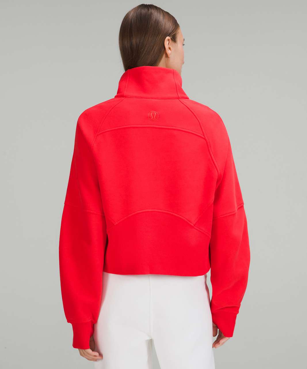 Lululemon Scuba Oversized Funnel Neck Half-Zip - Smoky Red - lulu fanatics