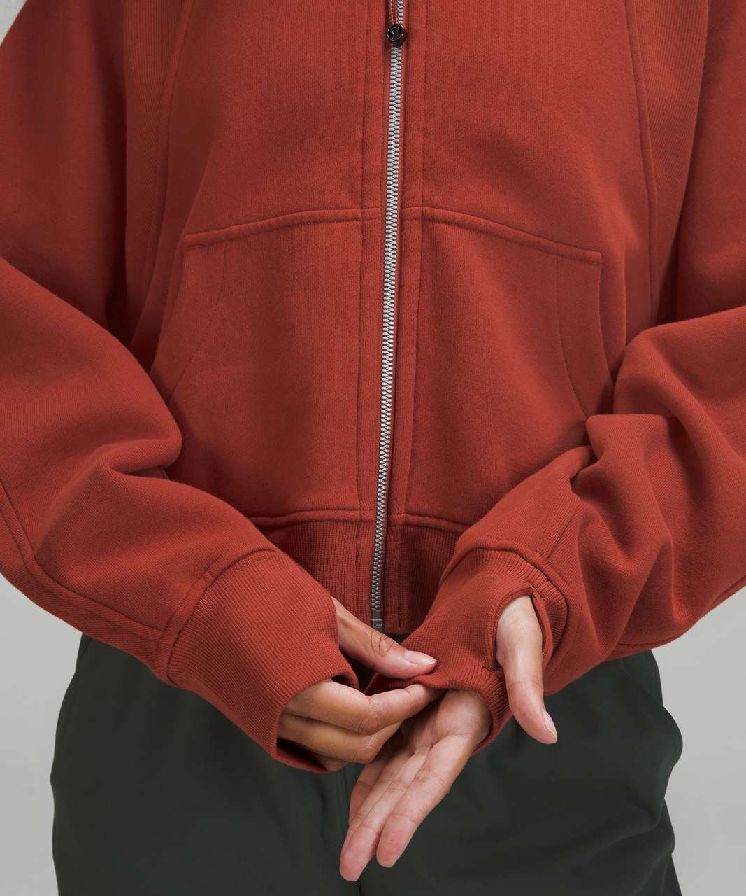 Lululemon Scuba Oversized Full Zip - Cayenne