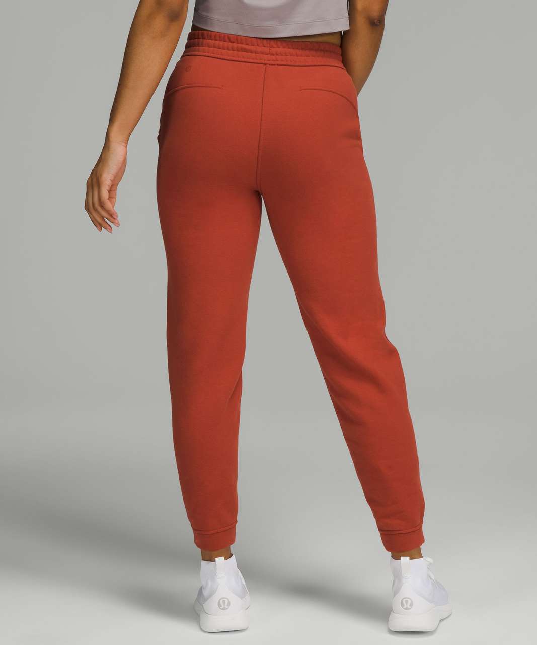 Lululemon Pants Women's Scuba High-Rise Jogger Sweatpants Rust Red DBRH  Adult