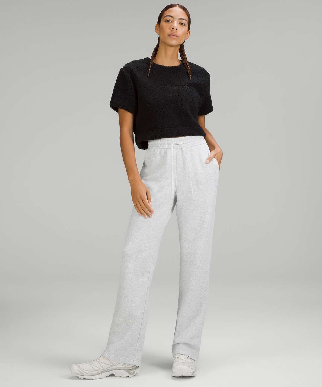 Lululemon Loungeful Straight Leg Pant - White - lulu fanatics