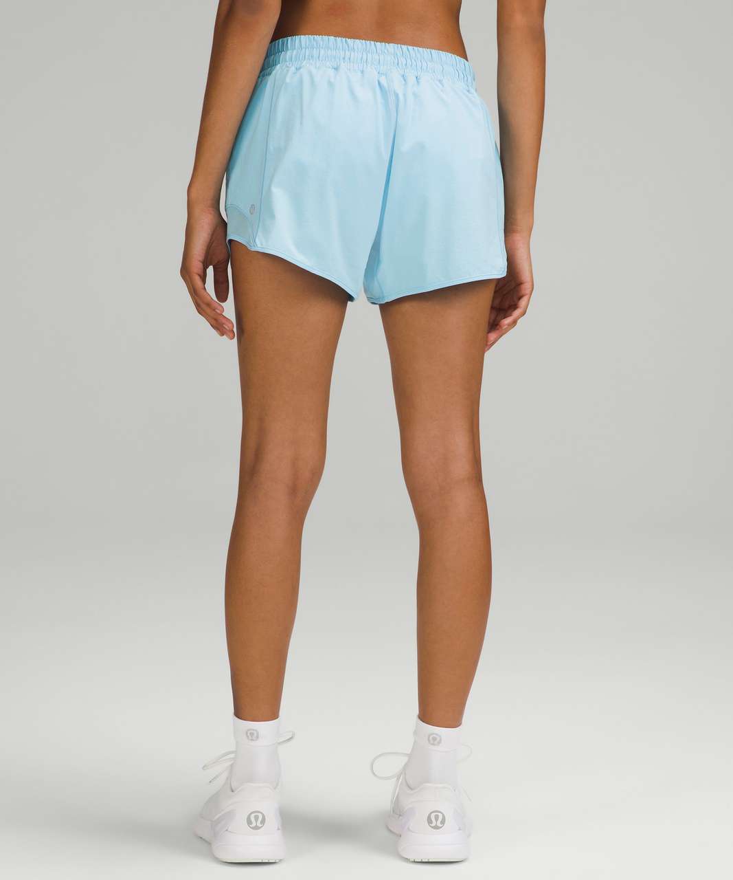 Lululemon Hotty Hot Low-Rise Lined Short 4" - Blue Chill