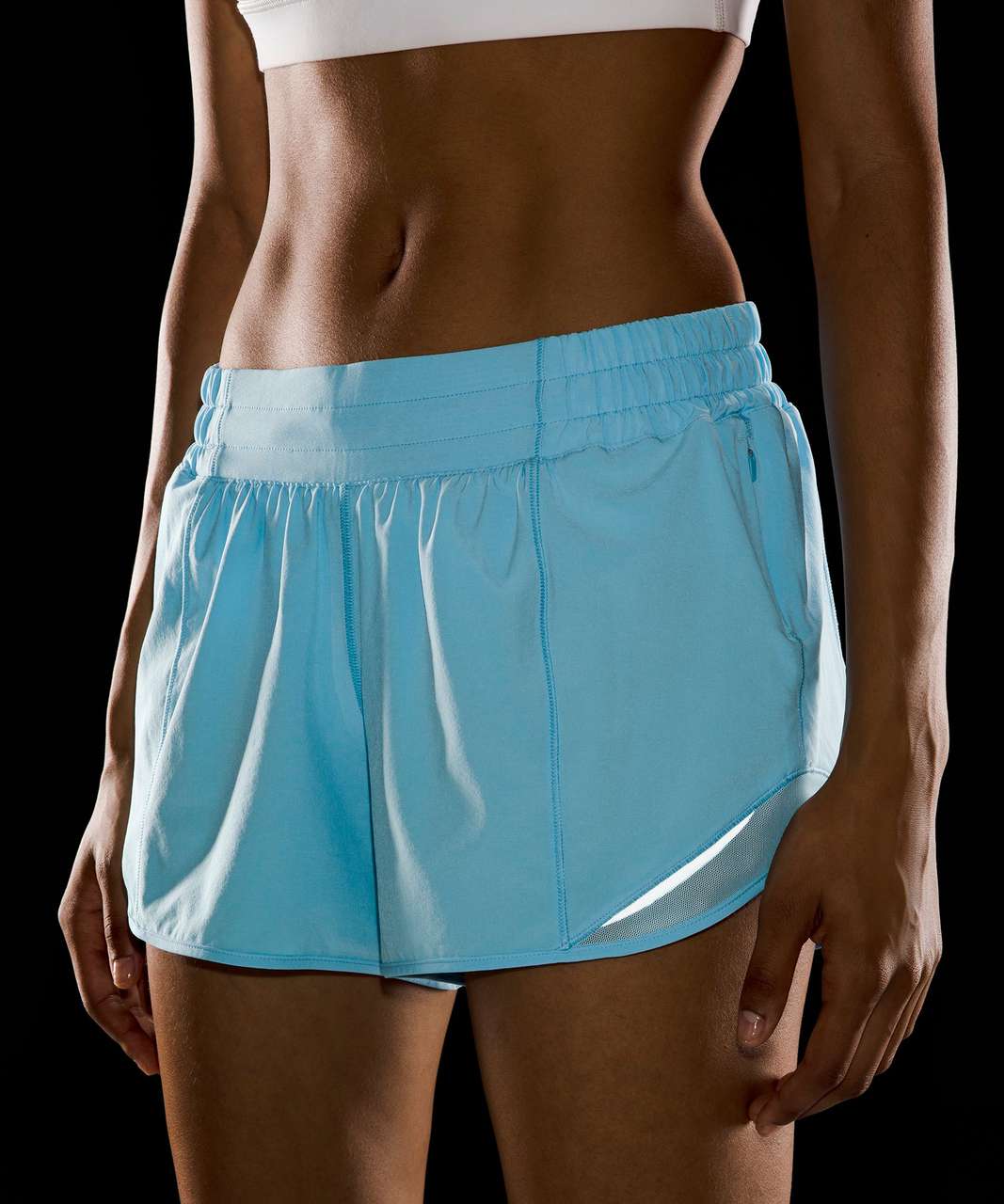 lululemon Hotty Hot High-Rise Lined Short 2.5 Blue Chill Size 4 Brand New  NWT