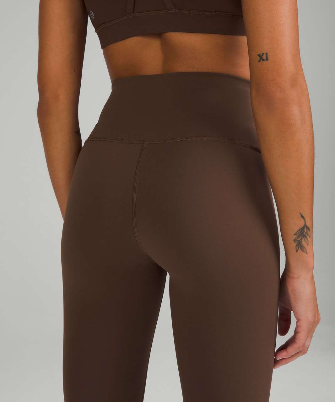 NWT Lululemon Wunder Train Pant Tight 25 Java Brown Sz 8