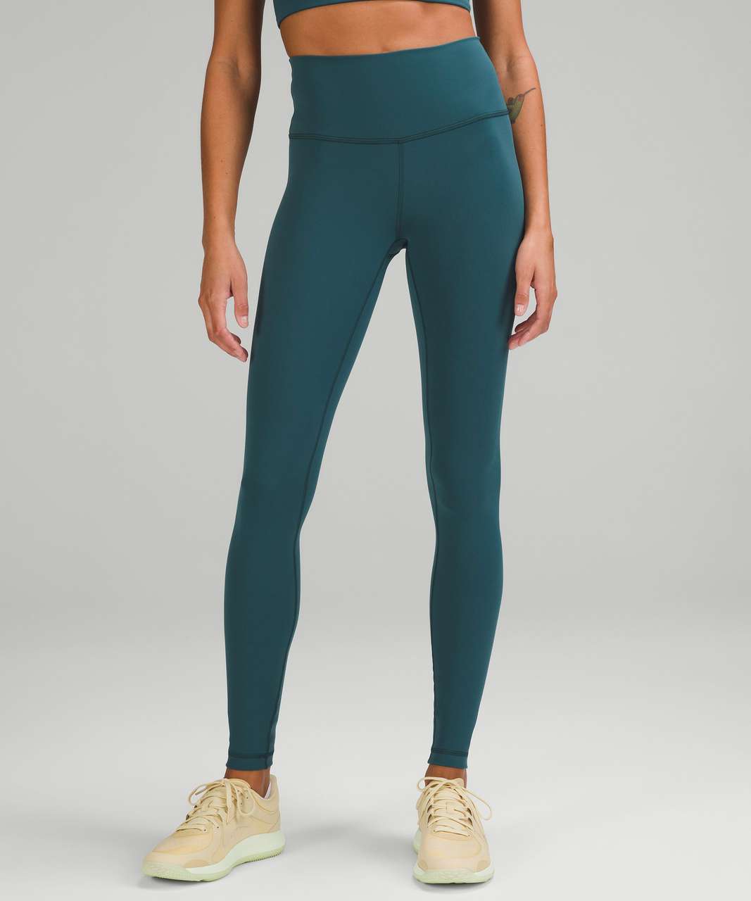 Lululemon Wunder Train Contour Fit High-Rise Tight 28 - Utility Blue - lulu  fanatics