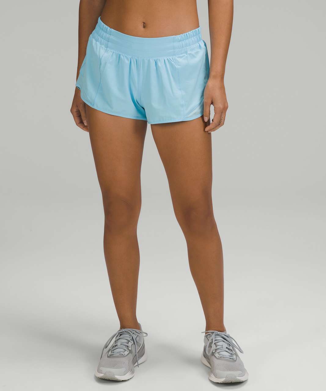 Lululemon Hotty Hot Low-Rise Lined Short 2.5" - Blue Chill