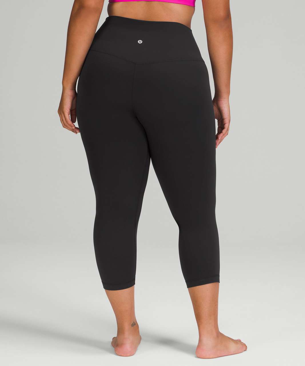 Lululemon Full Freedom Crop 21 - Black - lulu fanatics