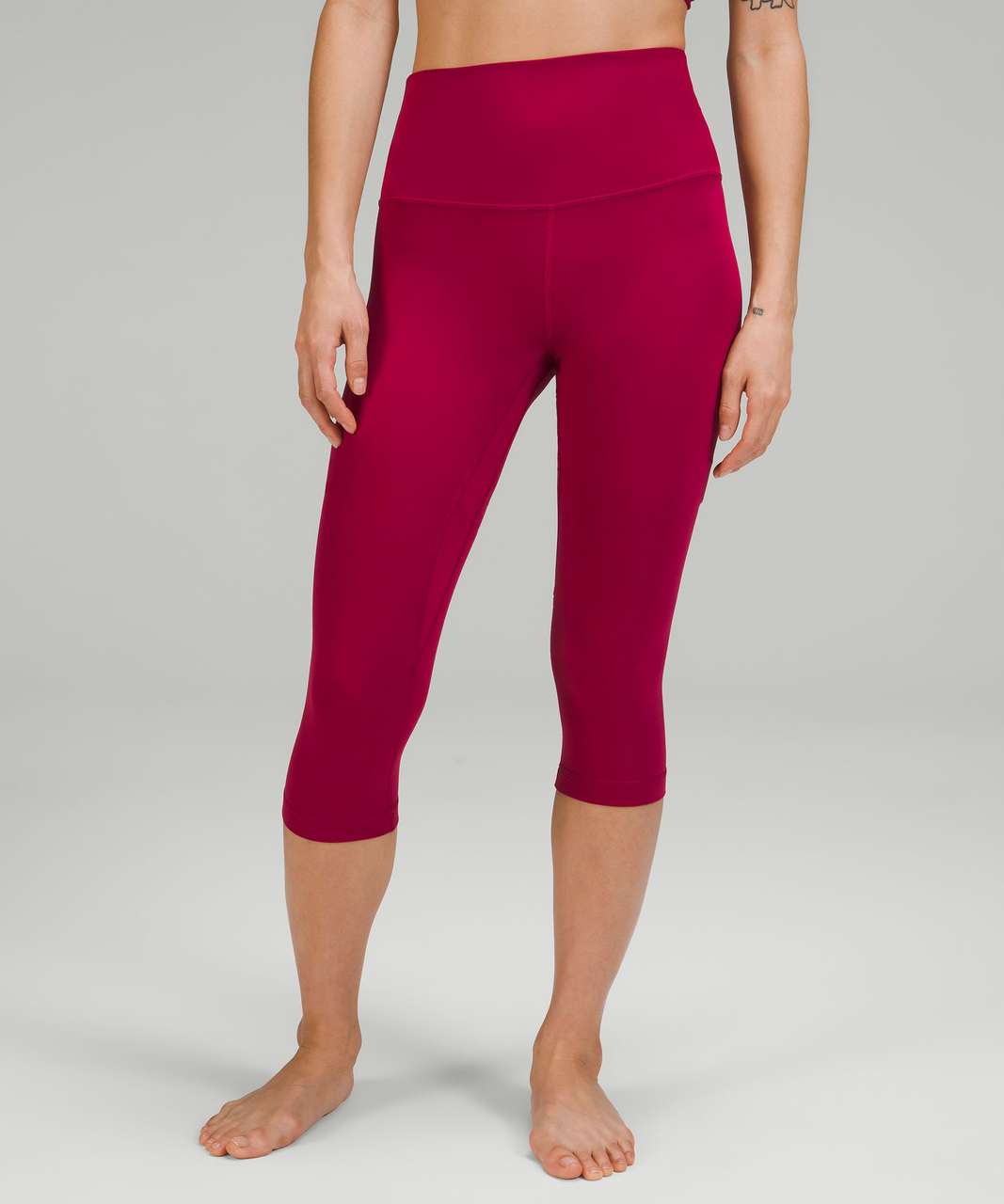 Lululemon Align High-Rise Crop 21" - Pomegranate