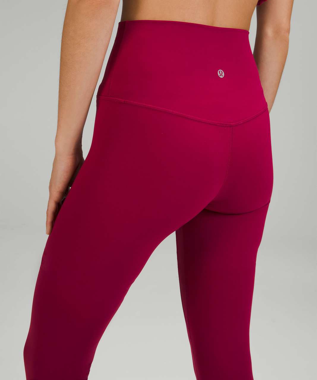 Lululemon Align Crop *21 - Red Merlot - lulu fanatics