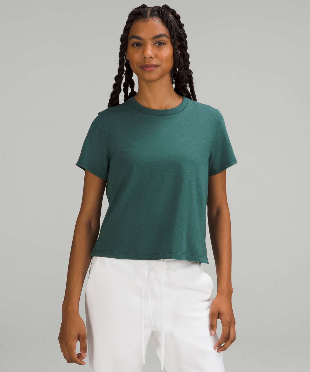 Lululemon Classic-Fit Cotton-Blend T-Shirt - Green Jasper