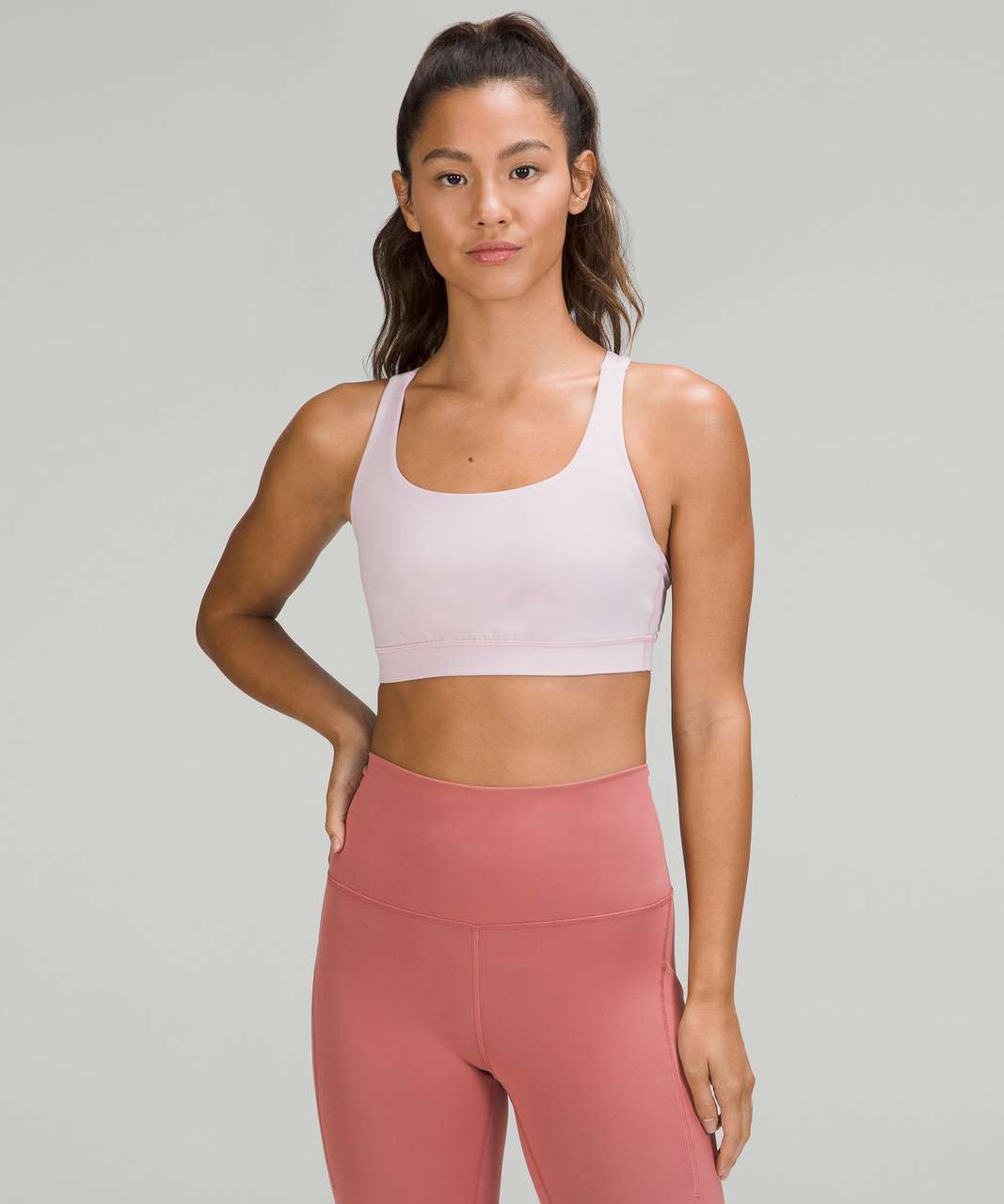 NEW! Lululemon Free To Be Serene Cross Back Sports Bra Authentic Size 6  Pink Peony, Women's Fashion, Activewear on Carousell