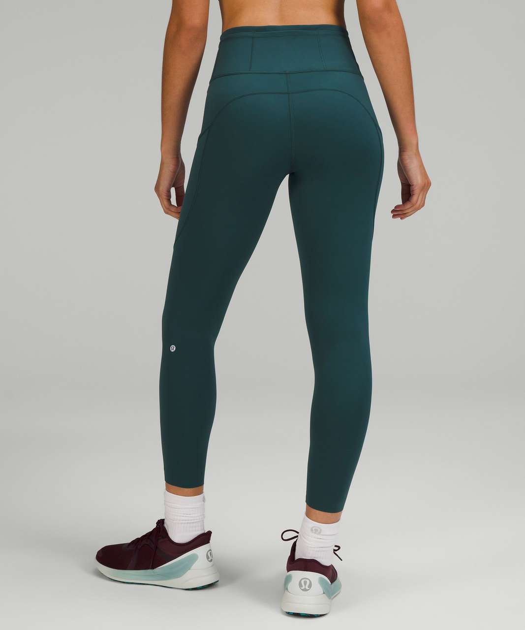 Lululemon Fast and Free Tight II 25 *Non-Reflective Nulux - Dark Olive -  lulu fanatics