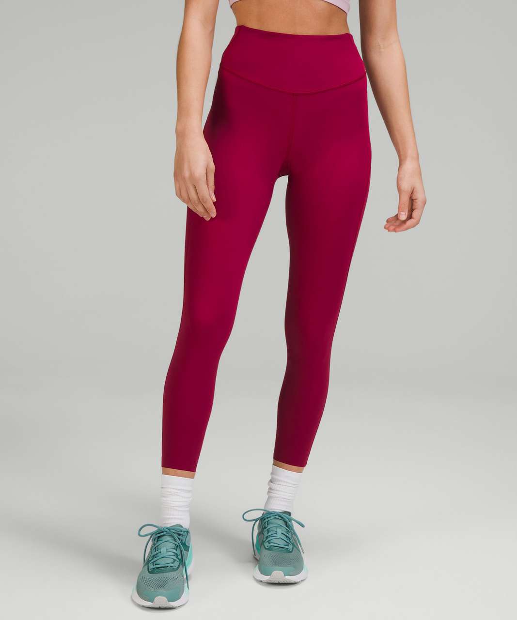 Lululemon Base Pace High-Rise Running Tight 25 - Pomegranate - lulu  fanatics