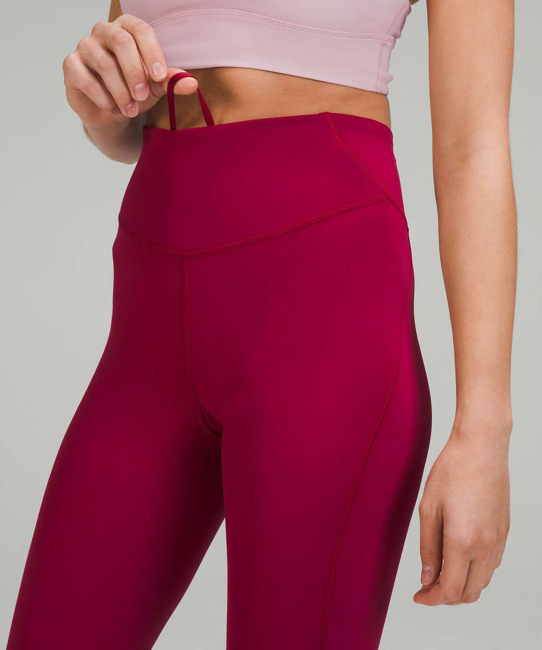 Lululemon Base Pace High-Rise Running Tight 25 - Pomegranate - lulu  fanatics