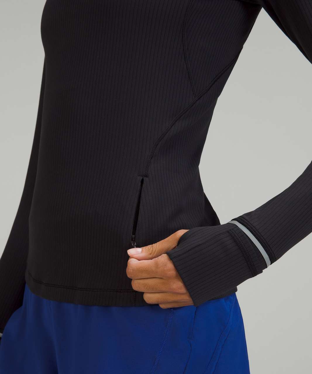 Lululemon Its Rulu Run Long Sleeve Shirt - Black - lulu fanatics