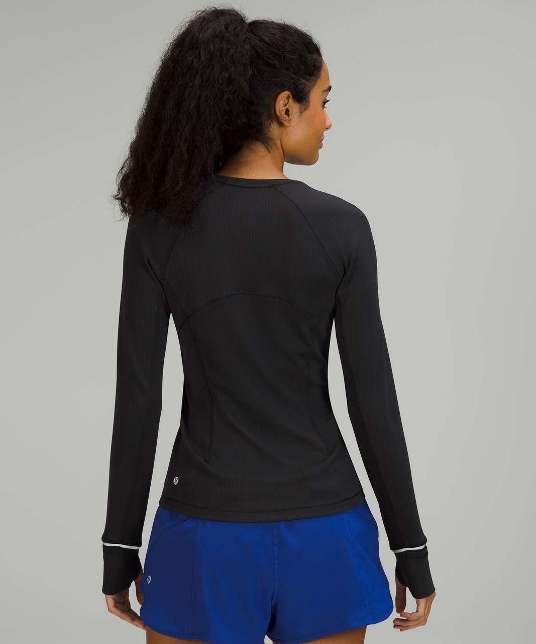 Lululemon Its Rulu Run Long Sleeve Shirt - Heathered True Navy