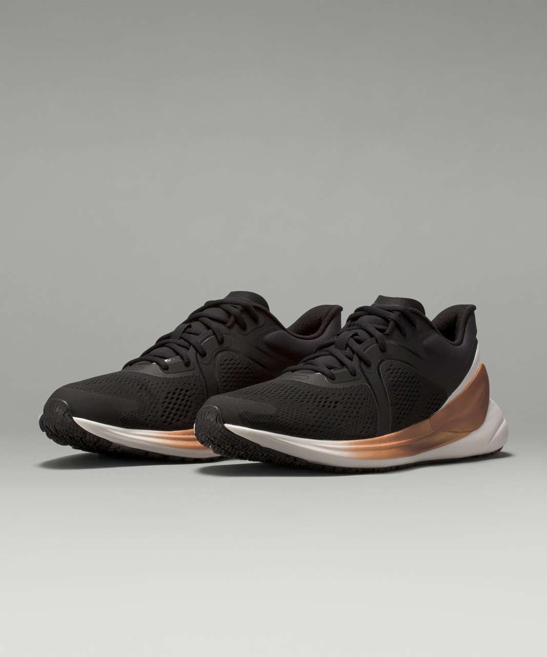 Lululemon Blissfeel Womens Running Shoe - Black / Rose Gold / Alpine White