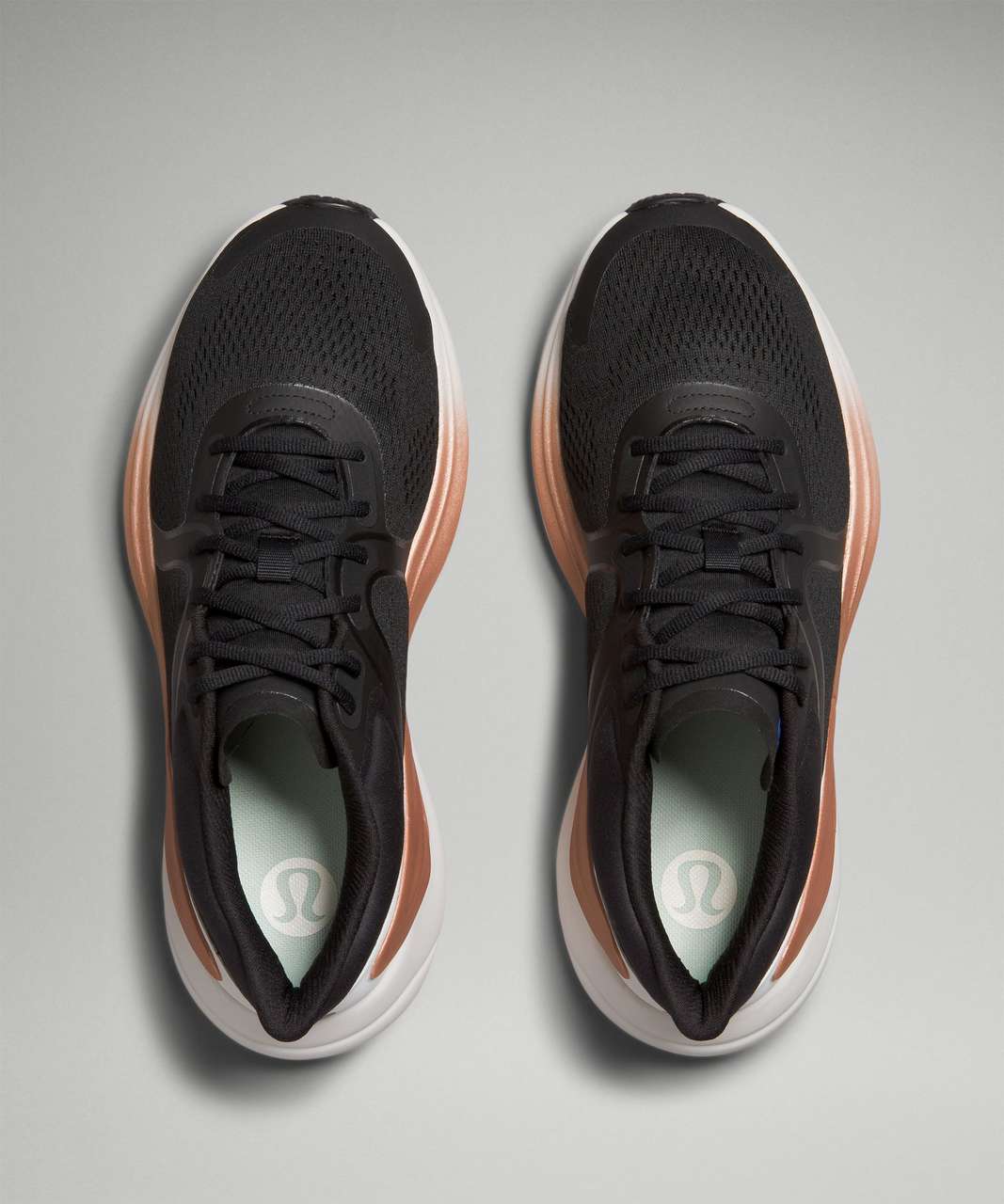 Lululemon Blissfeel Womens Running Shoe - Black / Rose Gold / Alpine White  - lulu fanatics