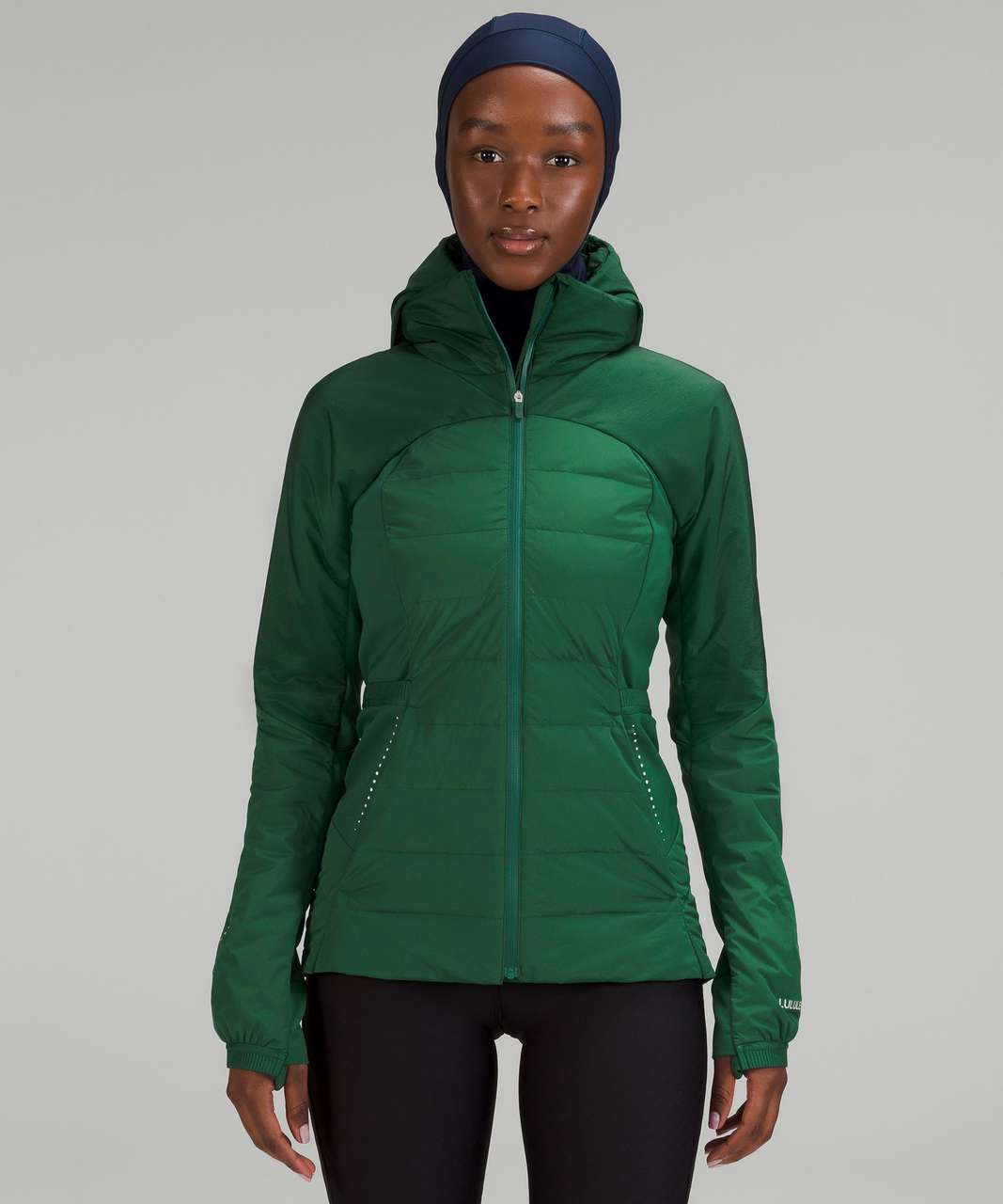 Lululemon Down for It All Jacket - Everglade Green - lulu fanatics