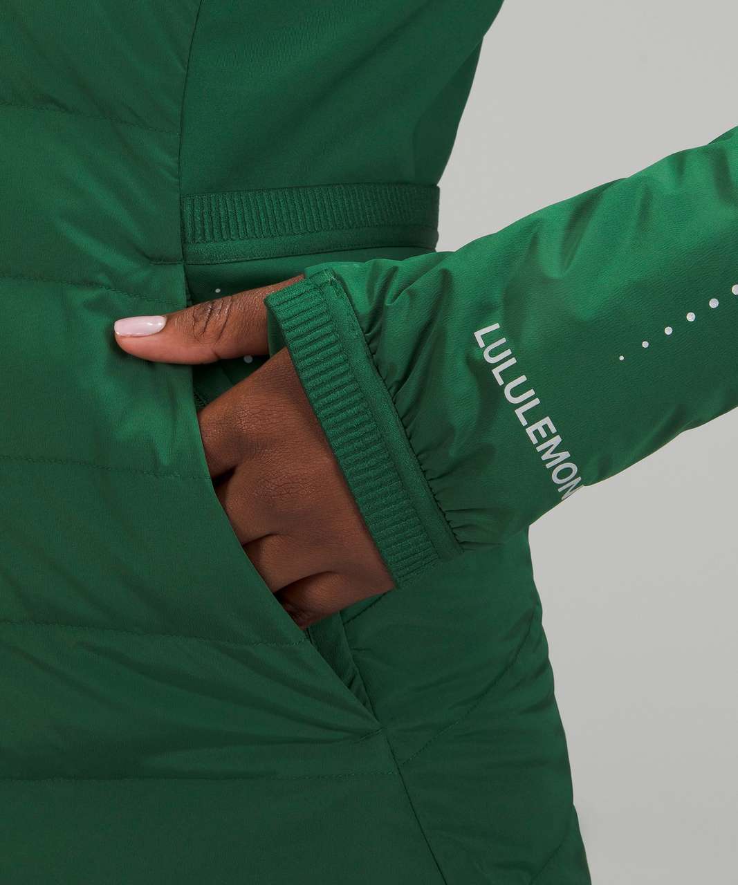 Lululemon Down for It All Jacket - Everglade Green - lulu fanatics