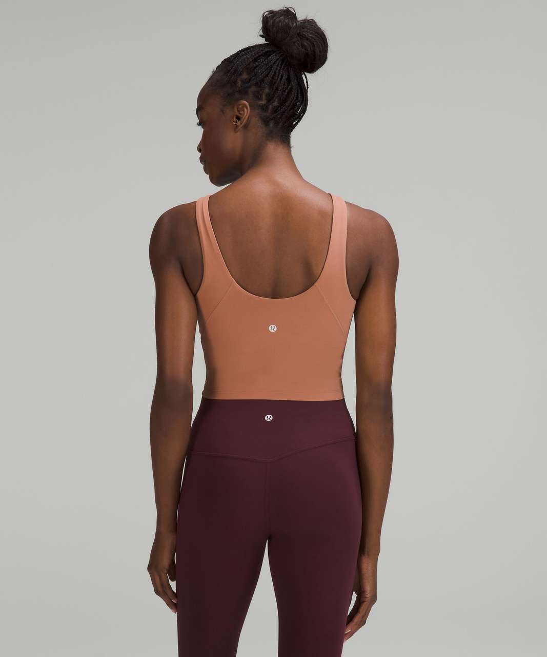 Lululemon Align High-Neck Tank Top - Dusty Clay - lulu fanatics