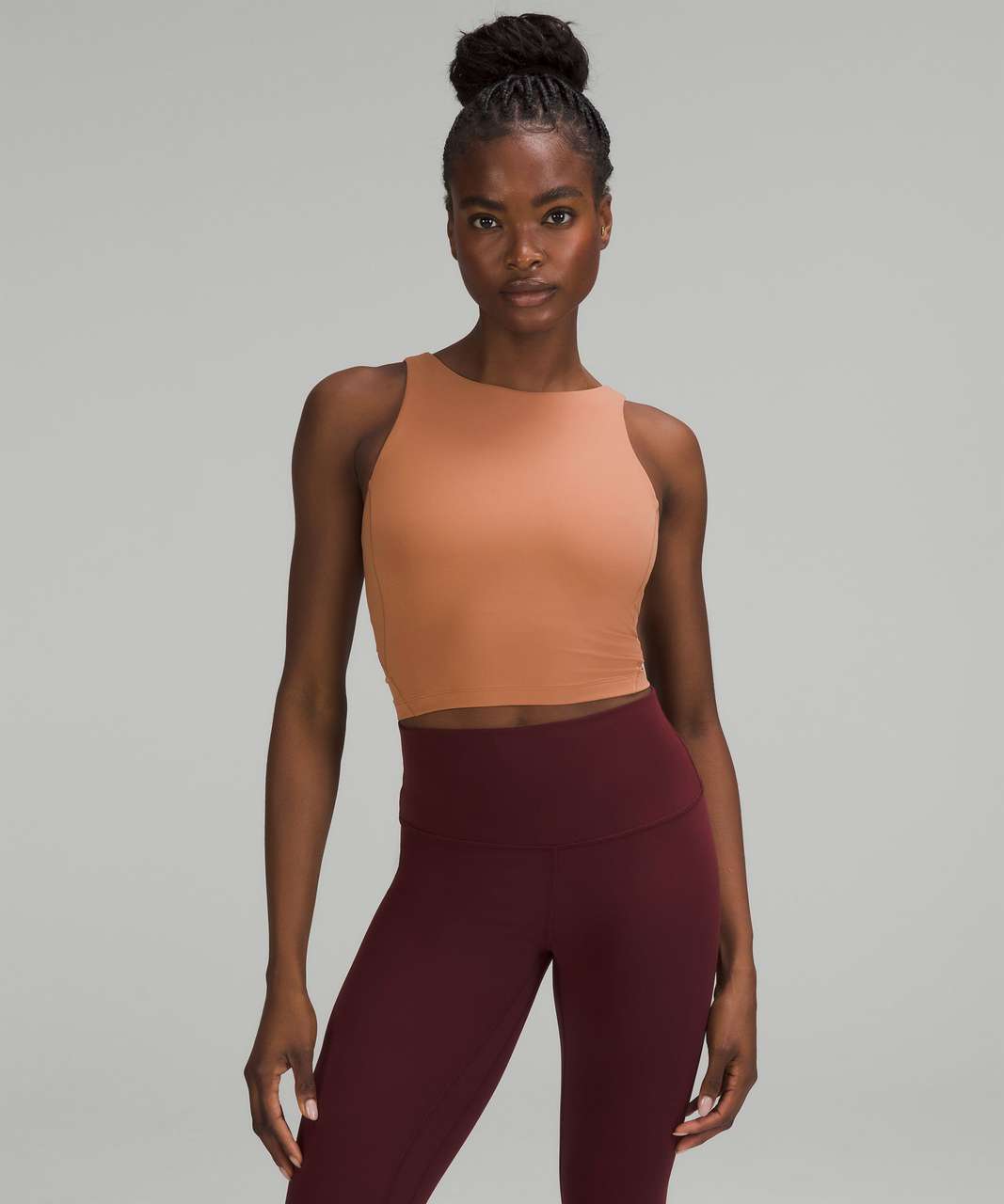 Lululemon Align™ Cropped Tank Top - Size 8 - Roasted Brown RTDB - NWT 