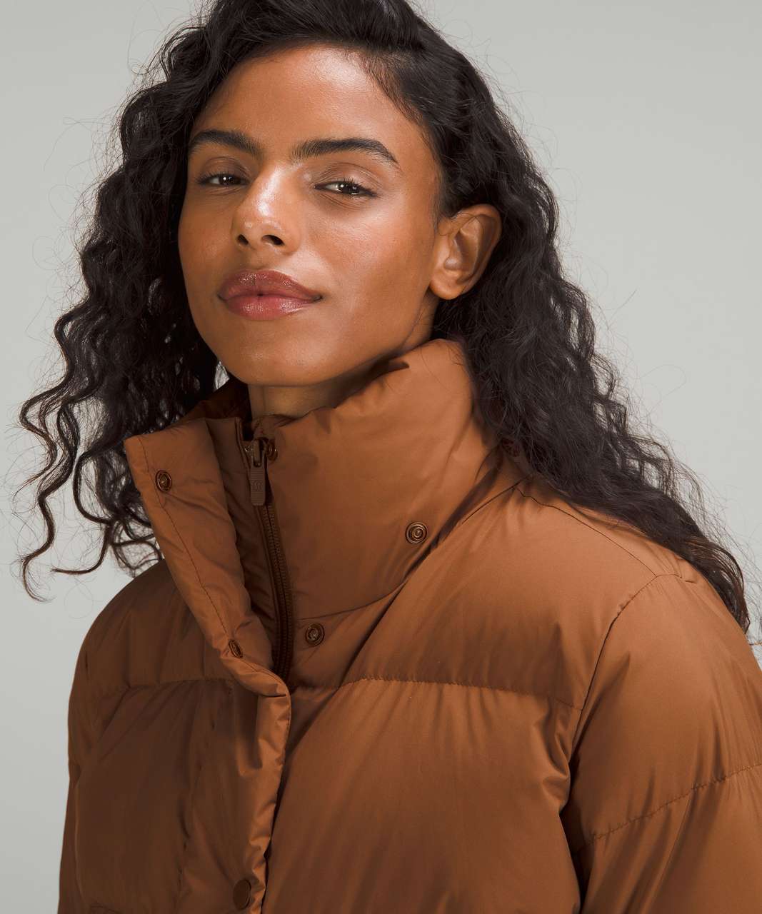 Lululemon Wunder Puff Cropped Jacket - Roasted Brown