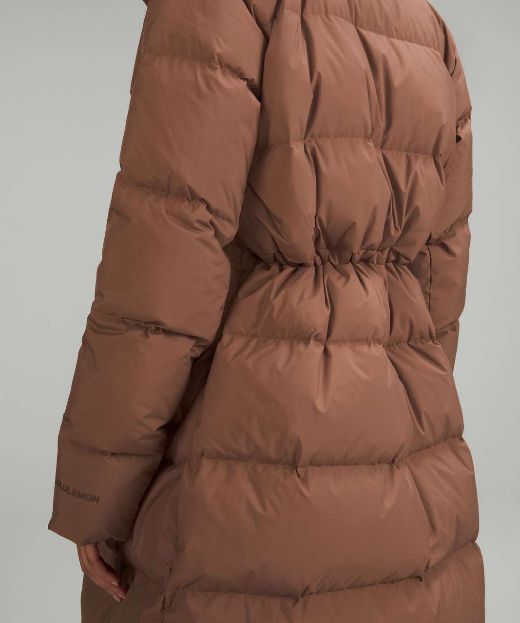 Lululemon Wunder Puff Long Jacket - Roasted Brown - lulu fanatics