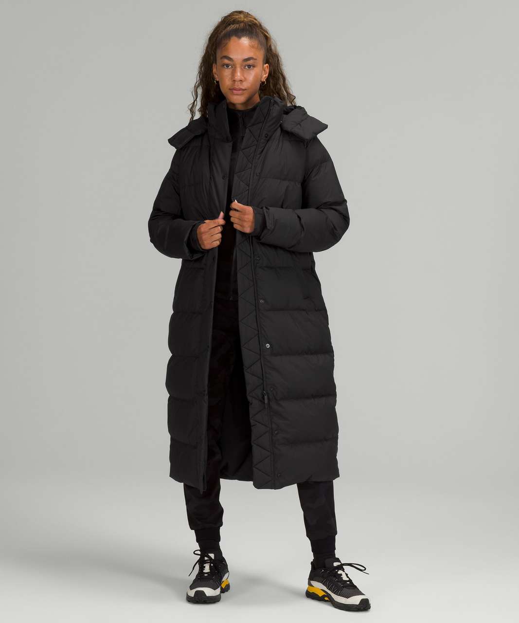 Lululemon Wunder Puff Long Jacket - Black