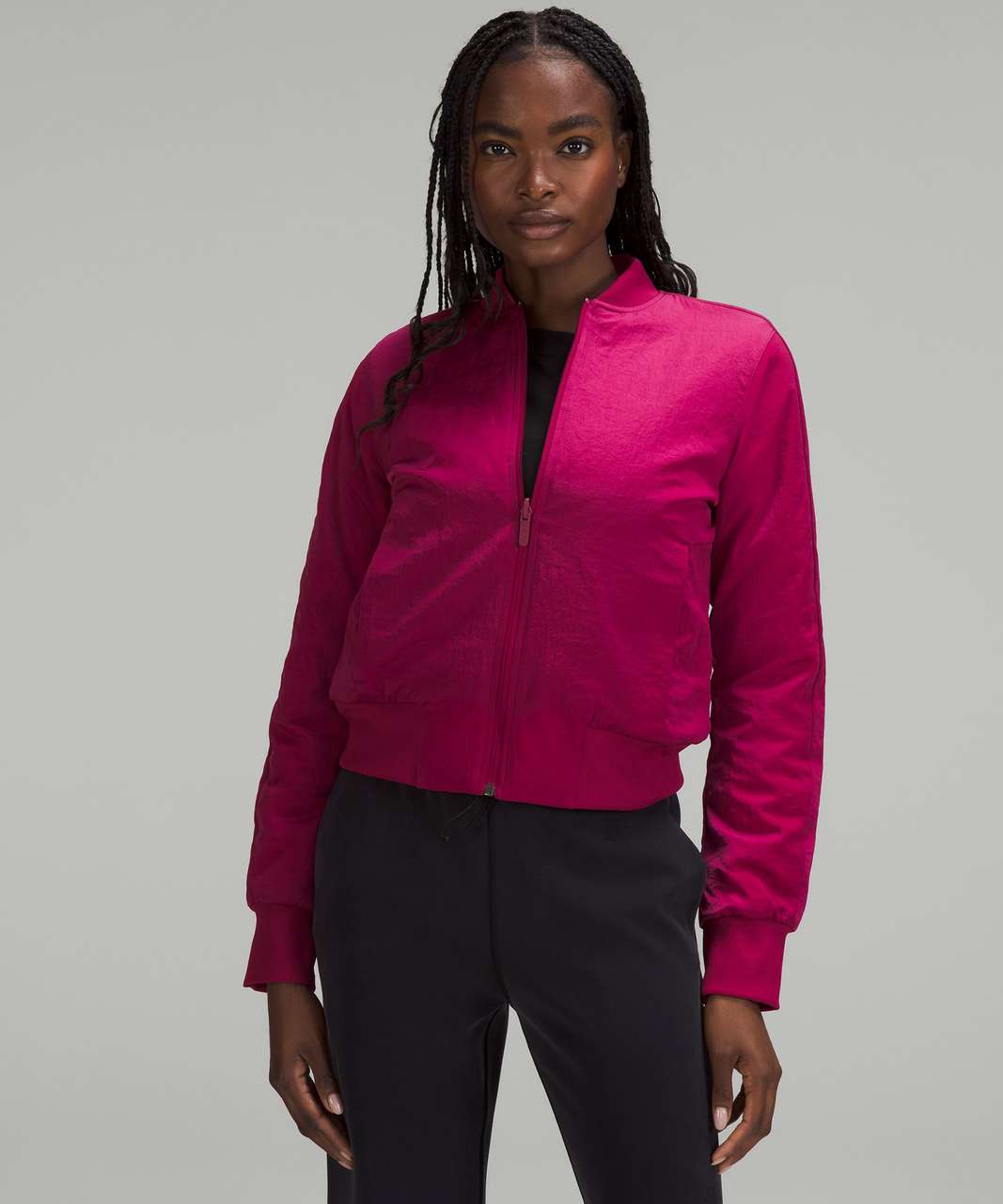 Lululemon Reversible Fleece Jacket - Black - lulu fanatics