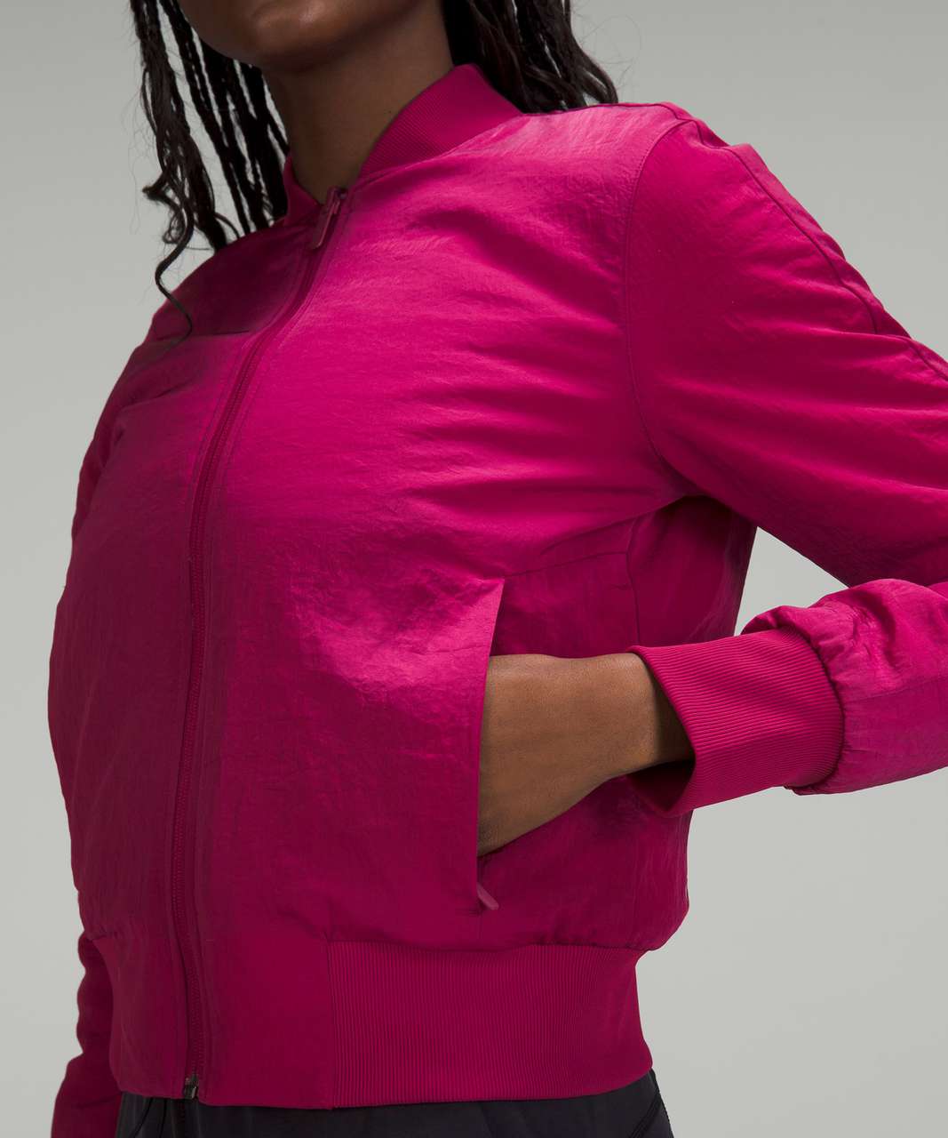 Lululemon Non-Stop Bomber Jacket - Pomegranate