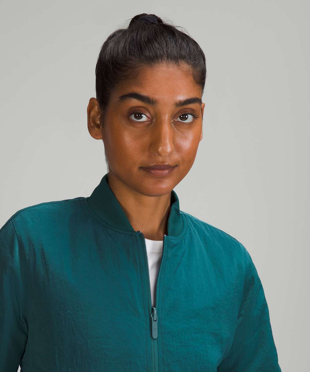 Lululemon Non-Stop Bomber Jacket - Green Jasper