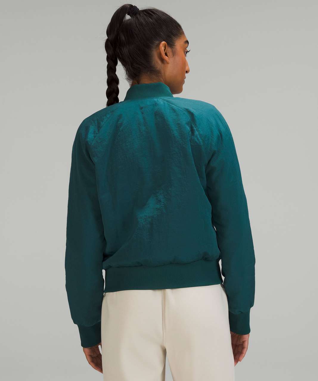 Lululemon Non-Stop Bomber Jacket - Green Jasper