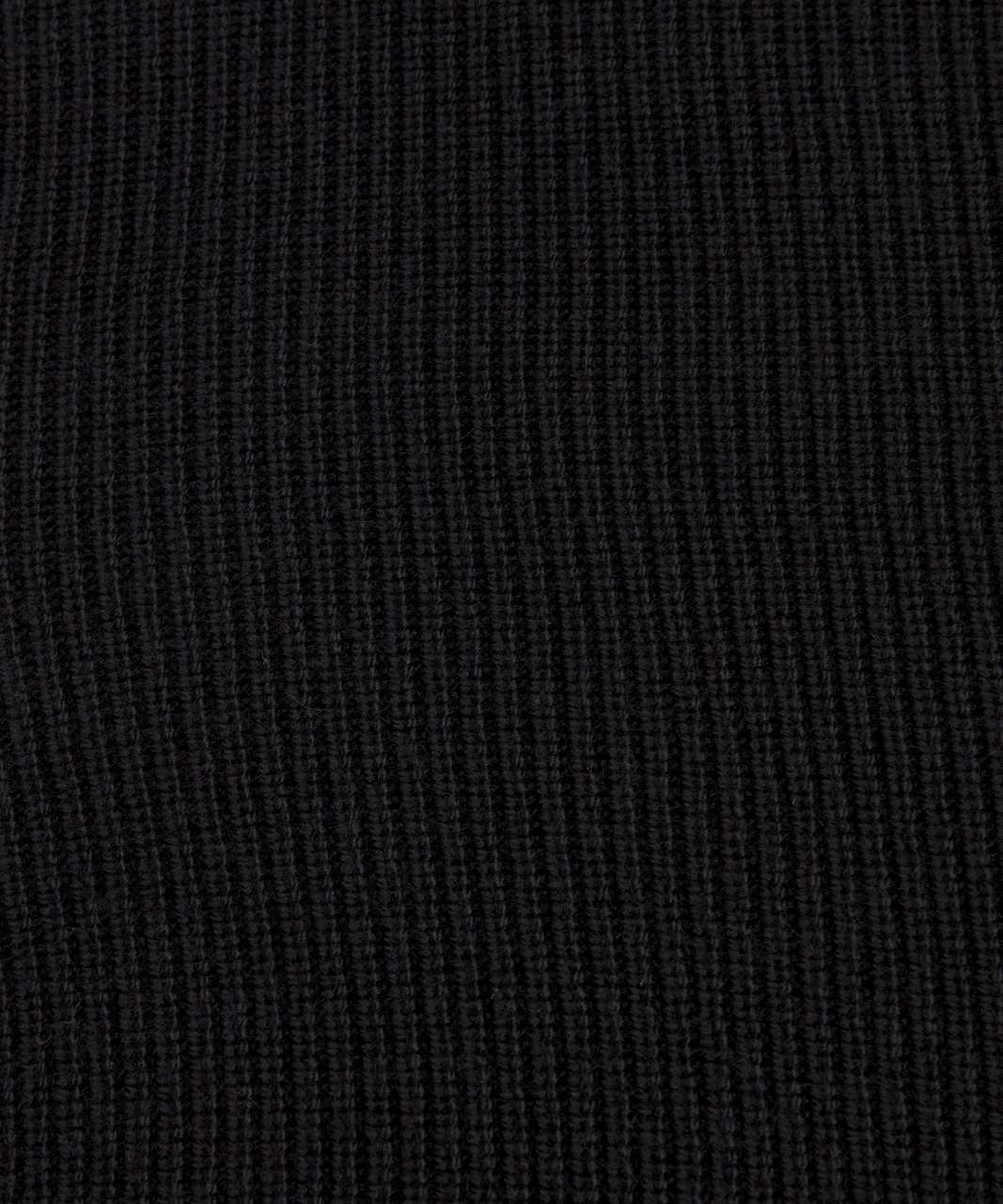 Lululemon Merino Wool-Blend Ribbed Crewneck Sweater - Black