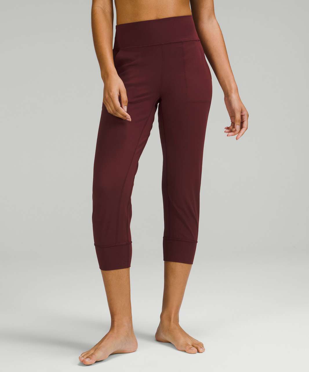 Lululemon Align High-Rise Cropped Jogger - Red Merlot - lulu fanatics