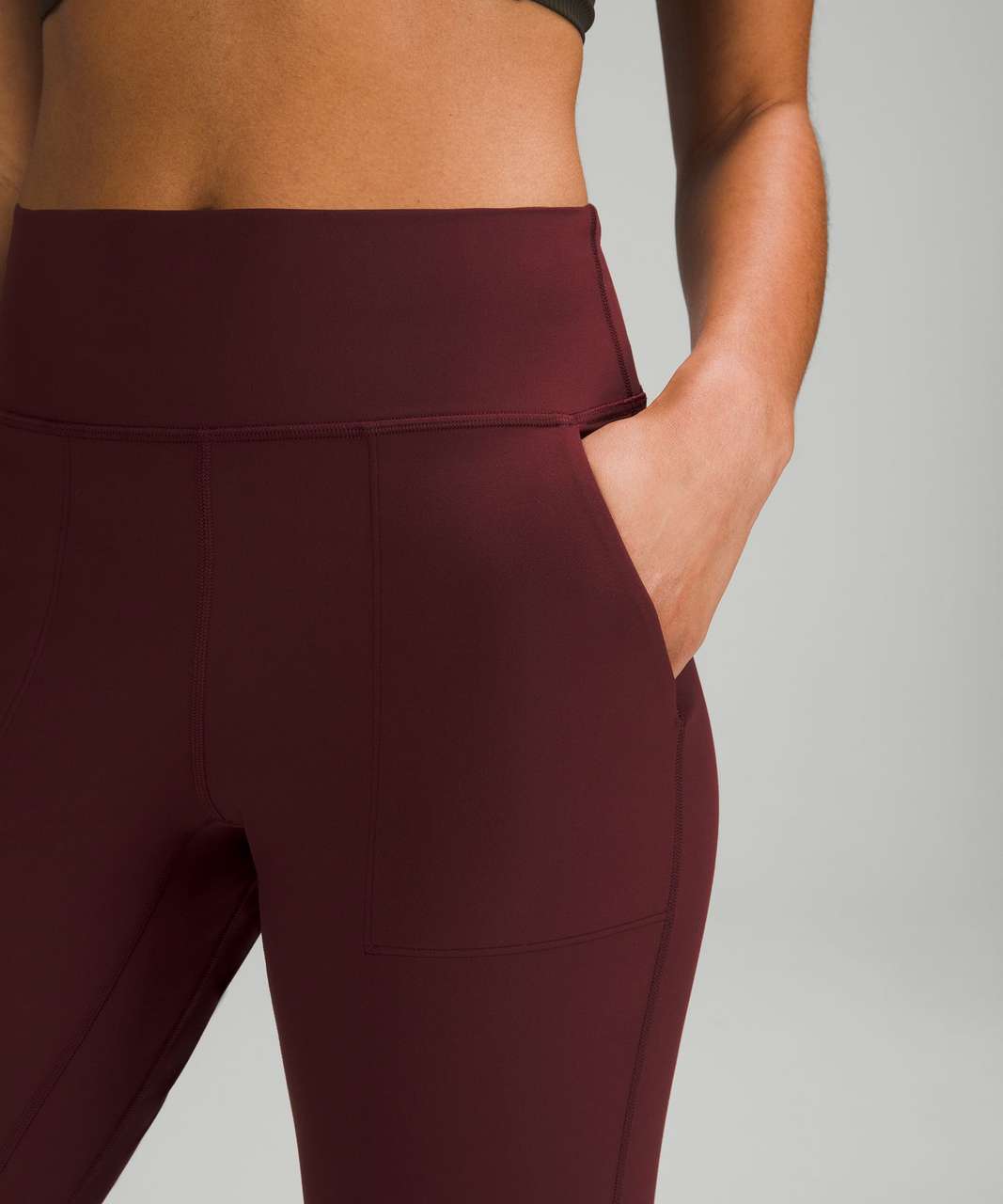 Lululemon Align High-Rise Cropped Jogger - Red Merlot