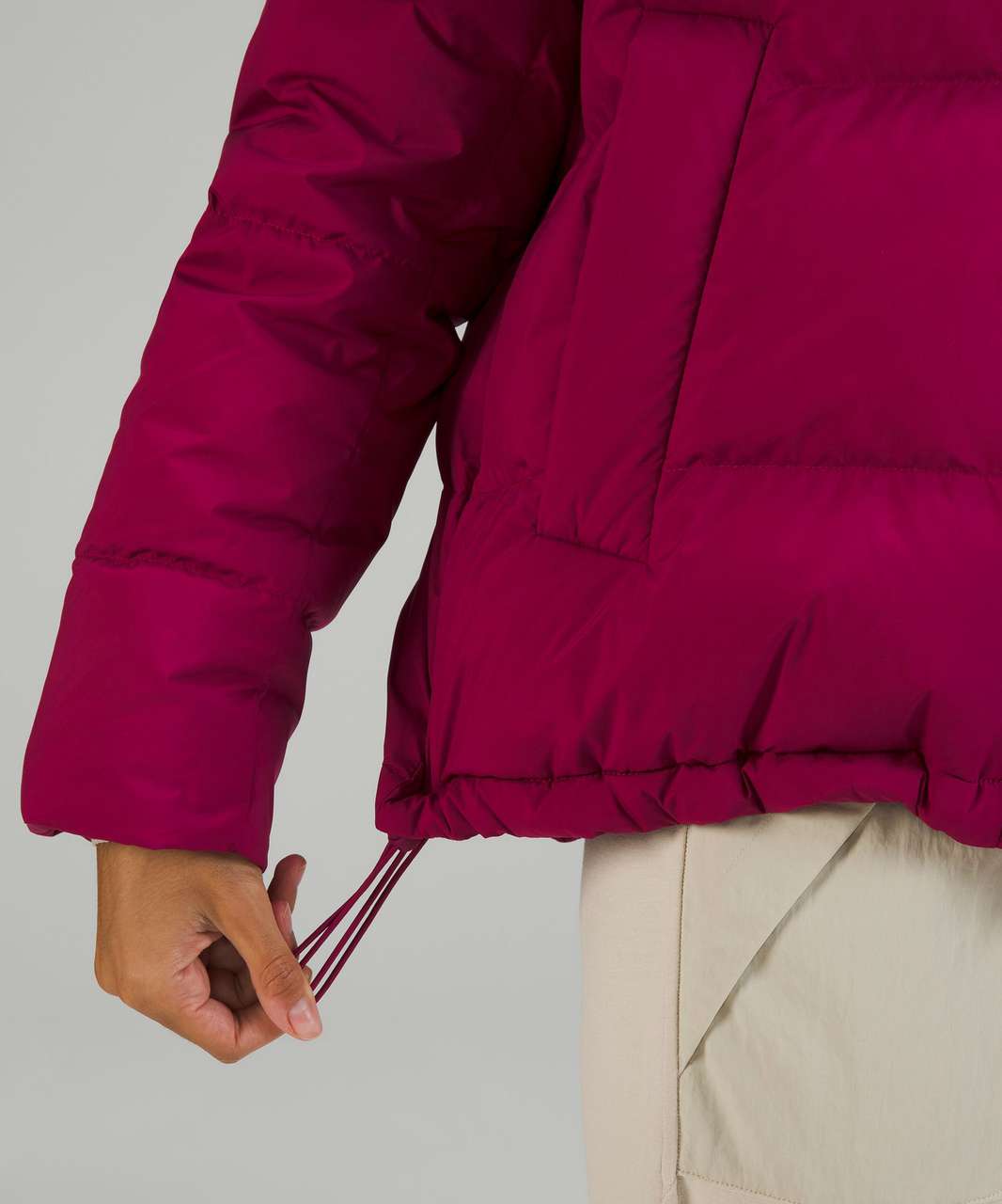 NWT lululemon Wunder Puff Jacket Pomegranate $298,size 2