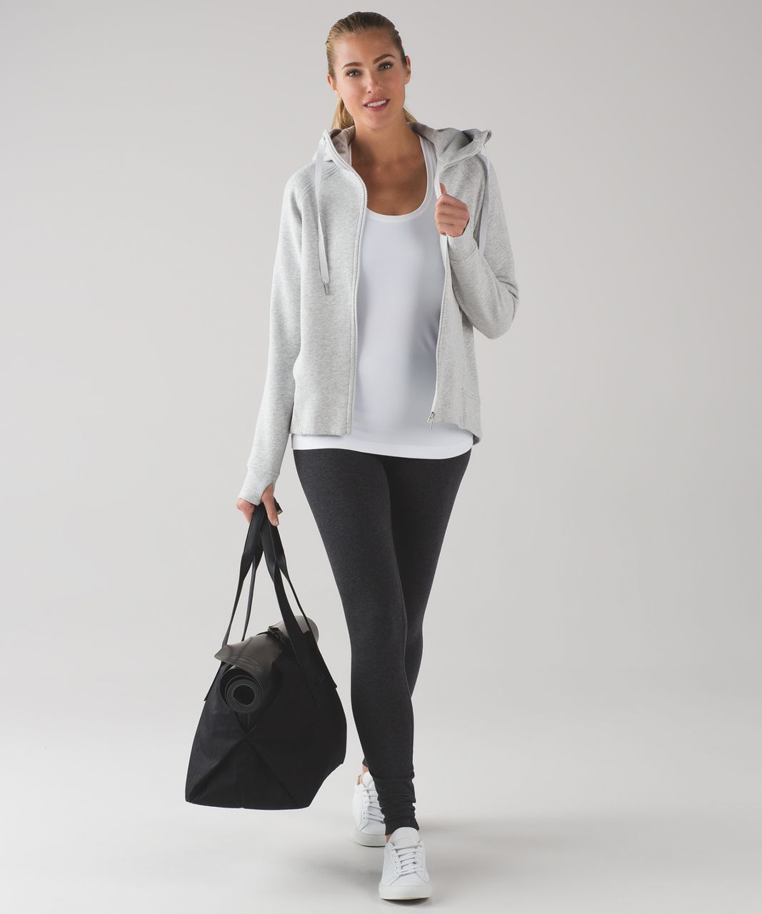 Lululemon Fleece Please Hoodie - Heathered Vapor