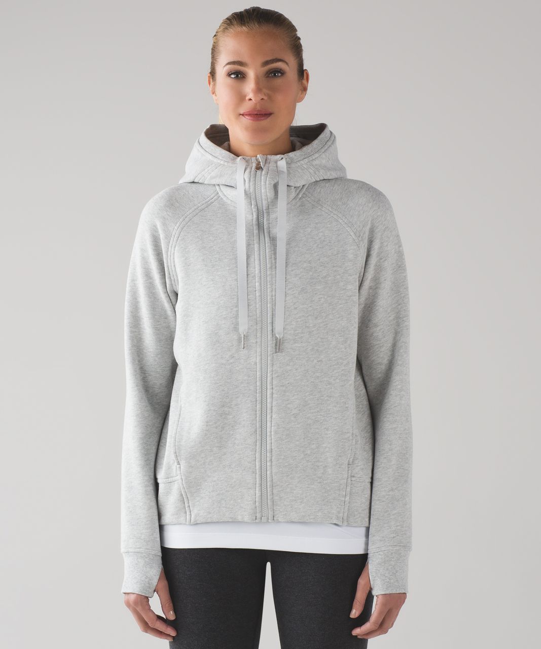 Lululemon Fleece Please Hoodie - Heathered Vapor