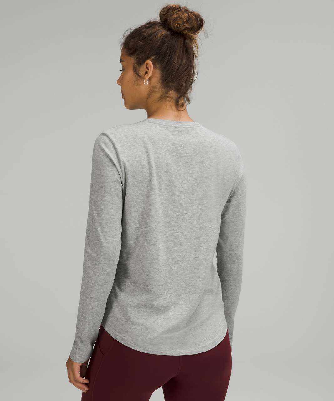 Lululemon Love Long Sleeve Shirt - Heathered Core Medium Grey