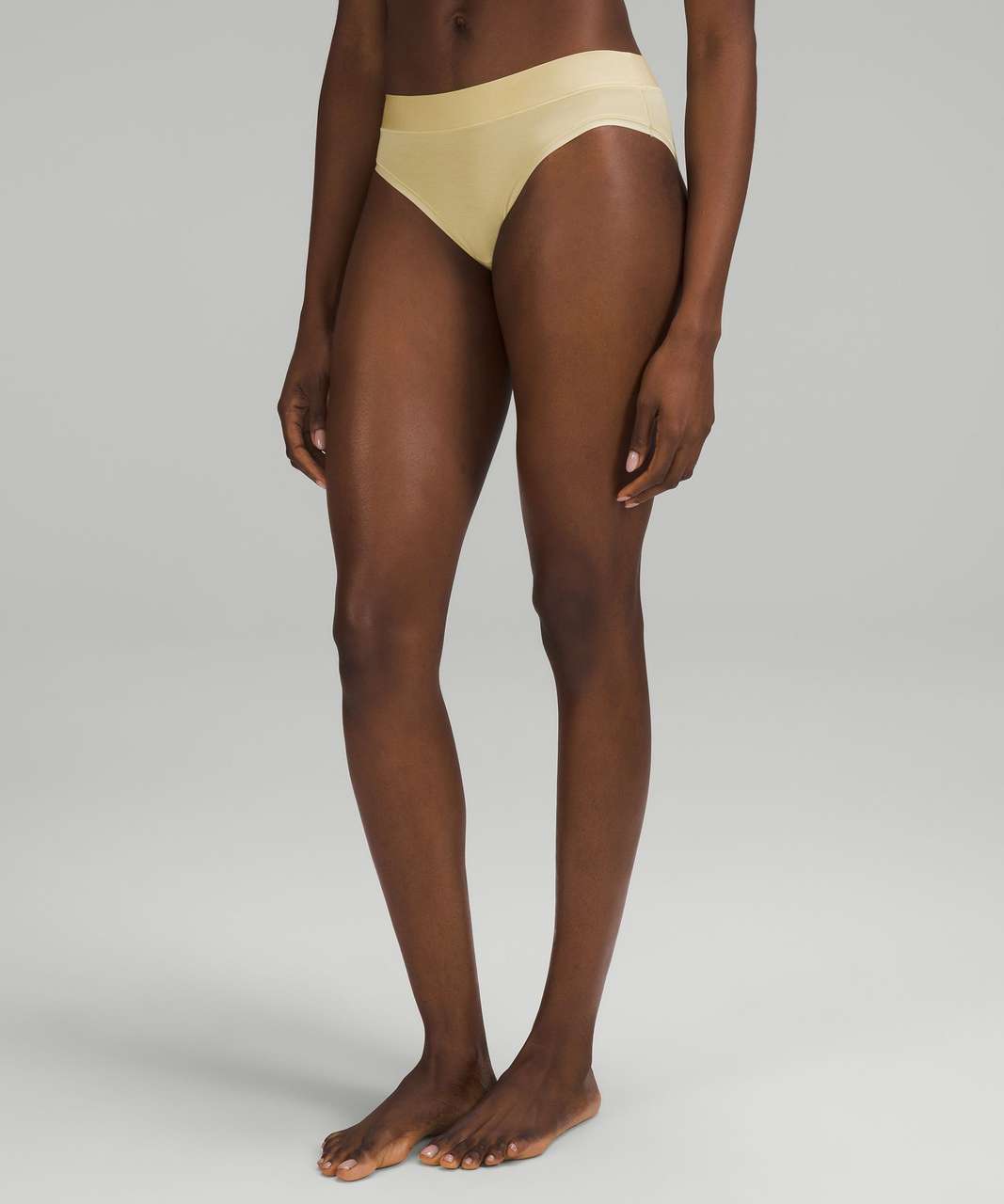 Lululemon UnderEase Mid-Rise Cheeky Bikini Underwear - Sunbeam