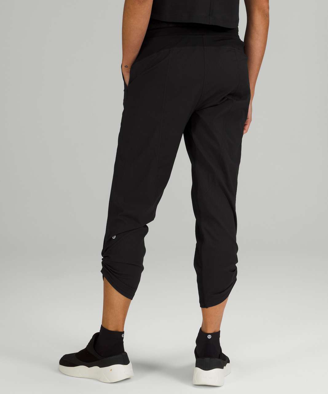 Lululemon Dance Studio Mid-Rise Crop 25 - Black - lulu fanatics